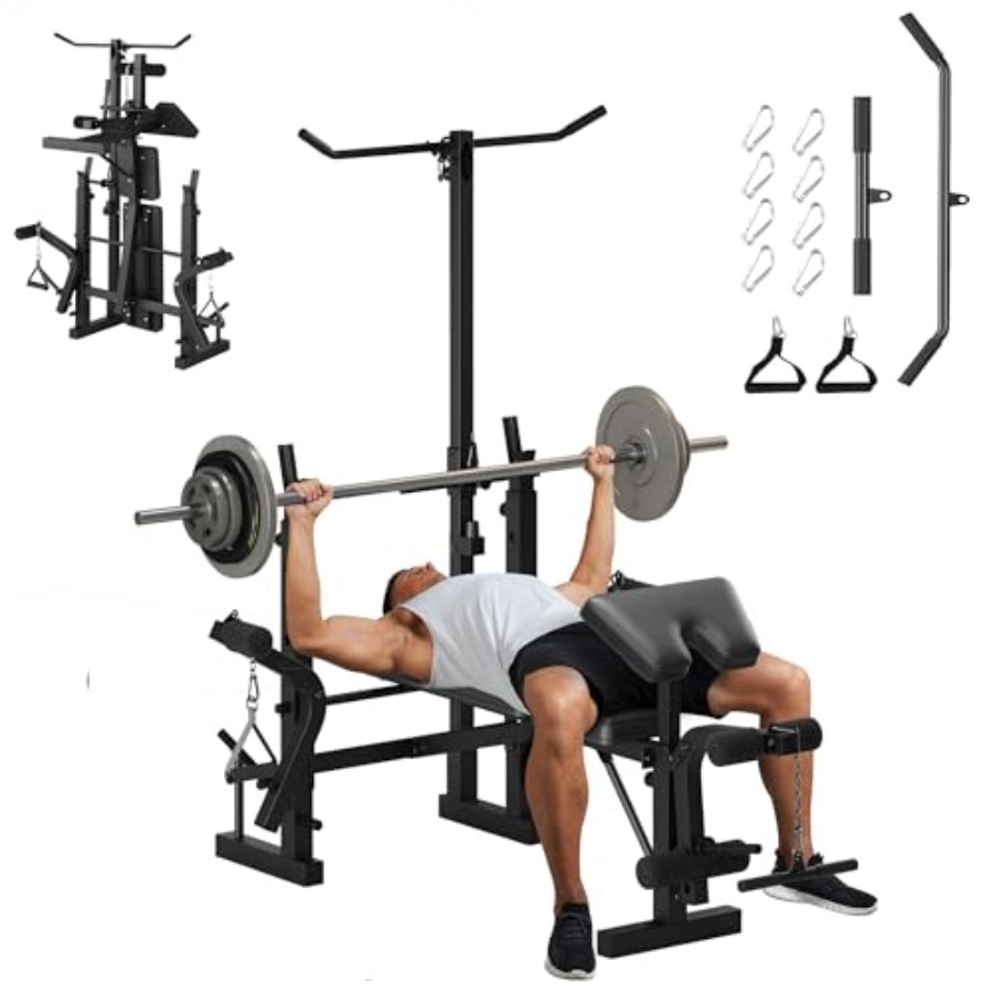 Home Gym Weight Bench - Набор для силовых тренировок дома: Регулируемая