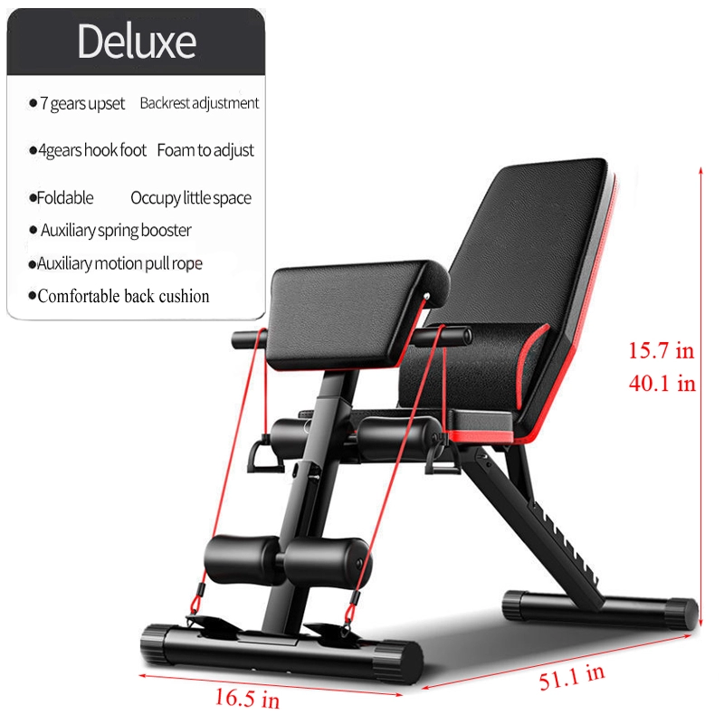 Home Gym Weight Bench - Популярный домашний тренажер: регулируемая складная скамья