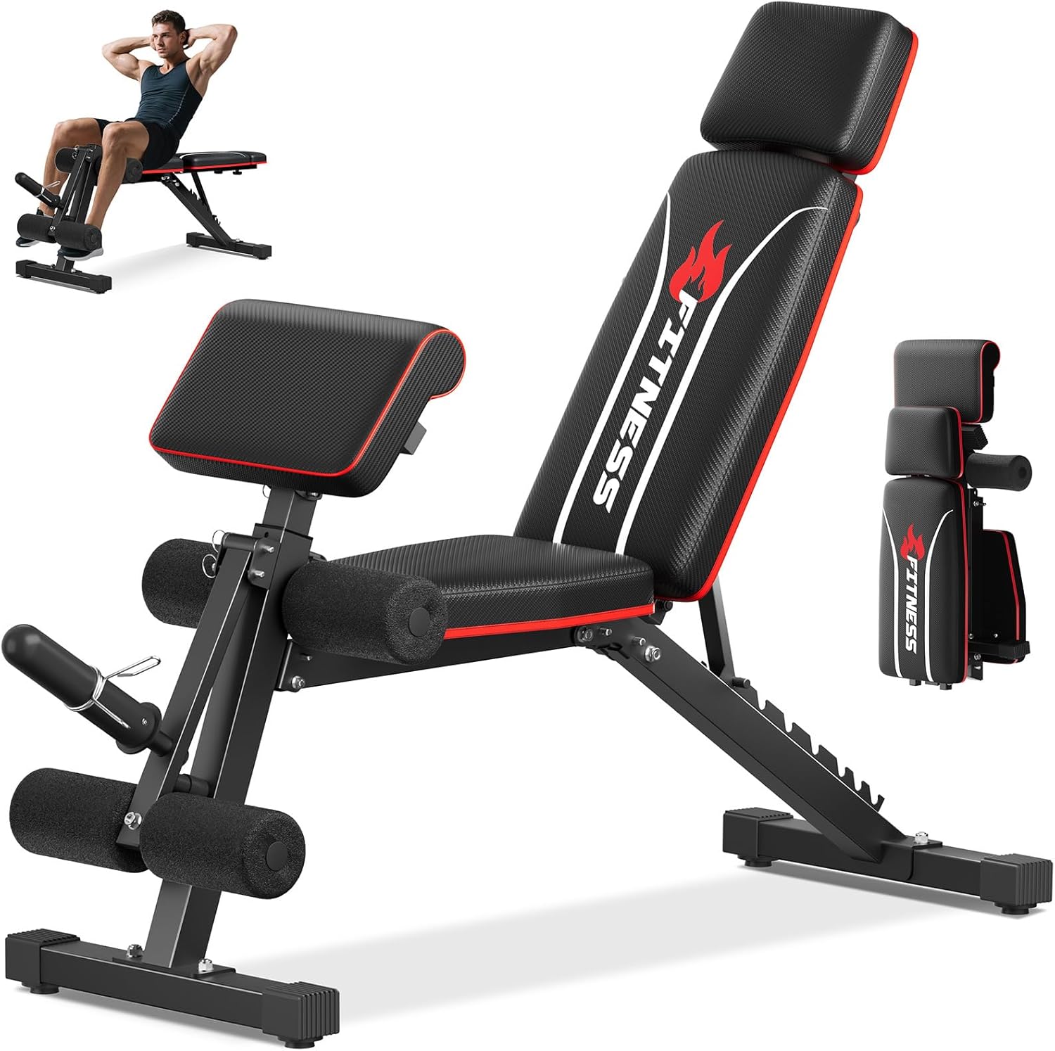 Home Gym Weight Bench - Складная скамья для домашнего спортзала, из