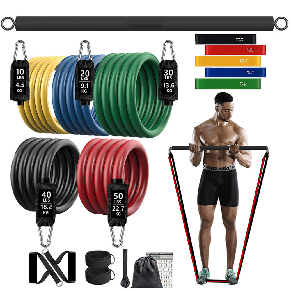 Home Gym Weight Bench - 150 фунтов, эластичная лента для фитнеса,