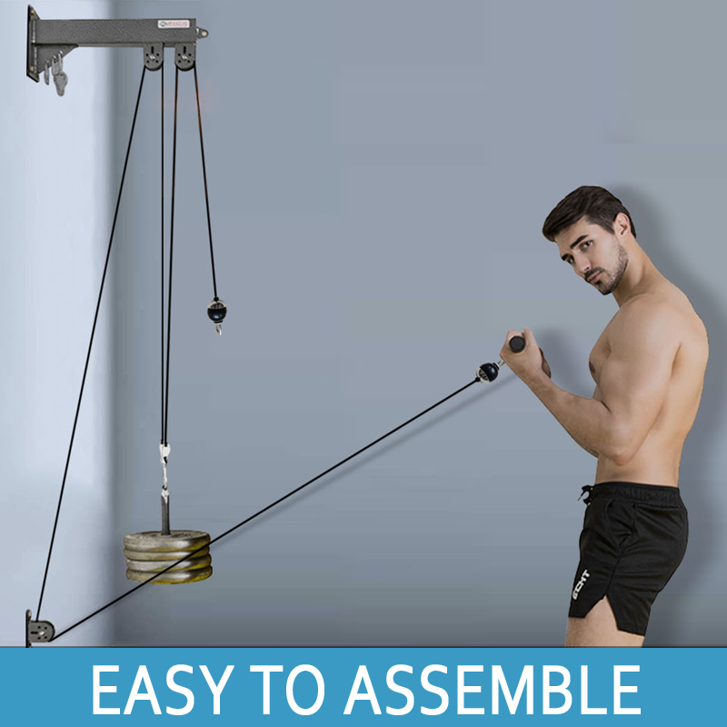 Настенная система шкивов для с – обзор и цена Pulley Home Gym
