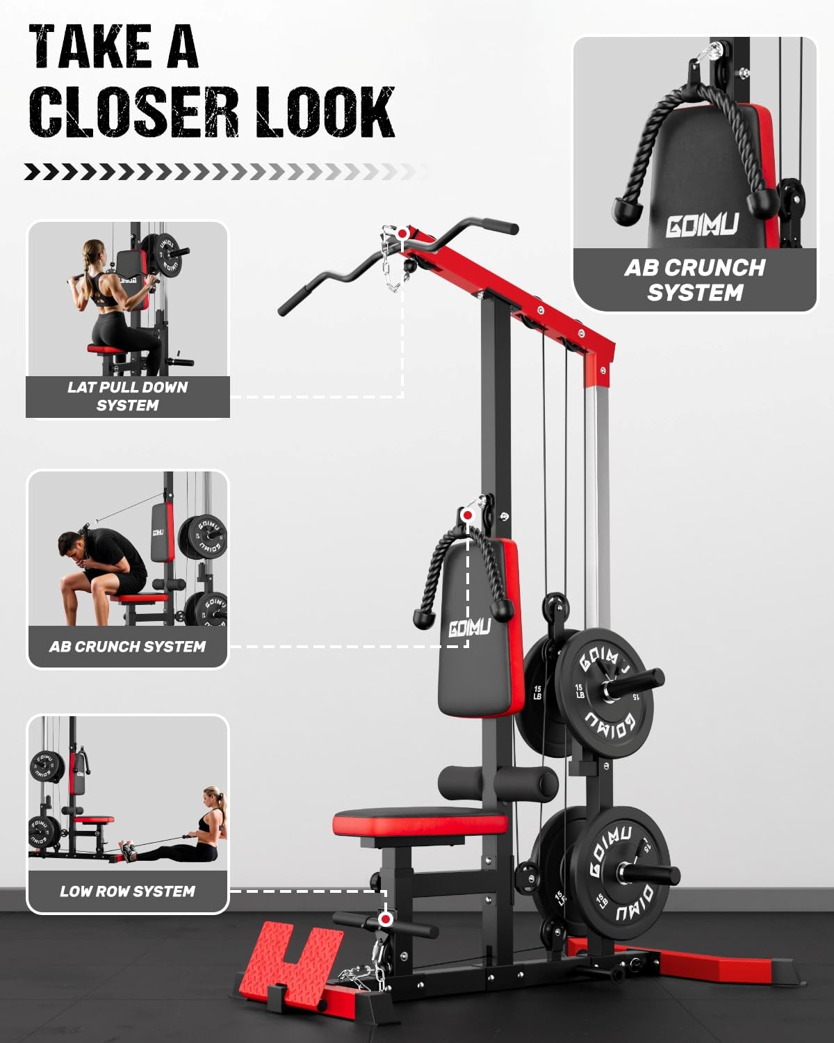 Тренажер для тяги и гребли (LA – обзор и цена Pulley Home Gym