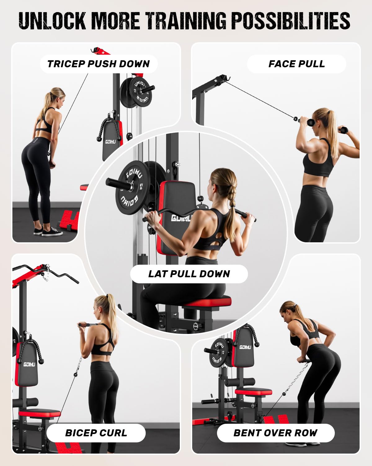 Тренажер для тяги и гребли (LA – обзор и цена Pulley Home Gym