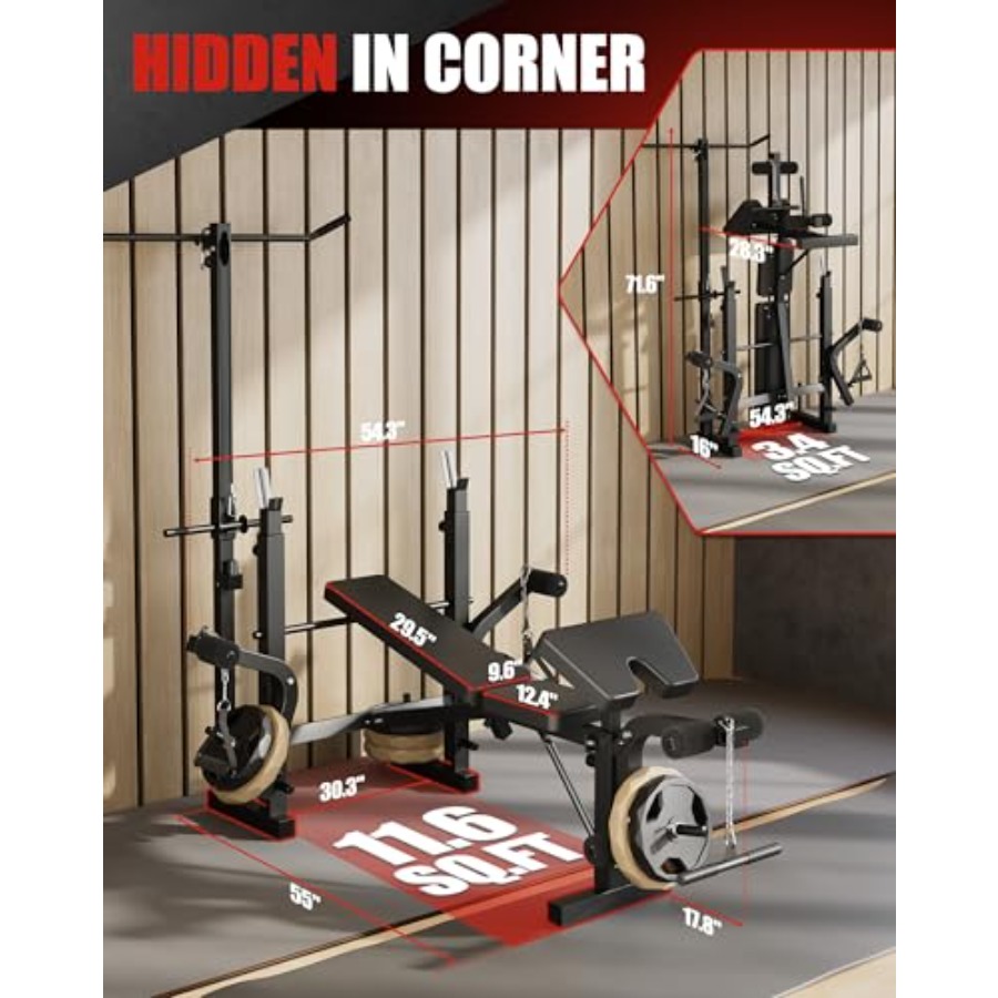 Набор для силовых тренировок д – обзор и цена Home Gym Weight Bench