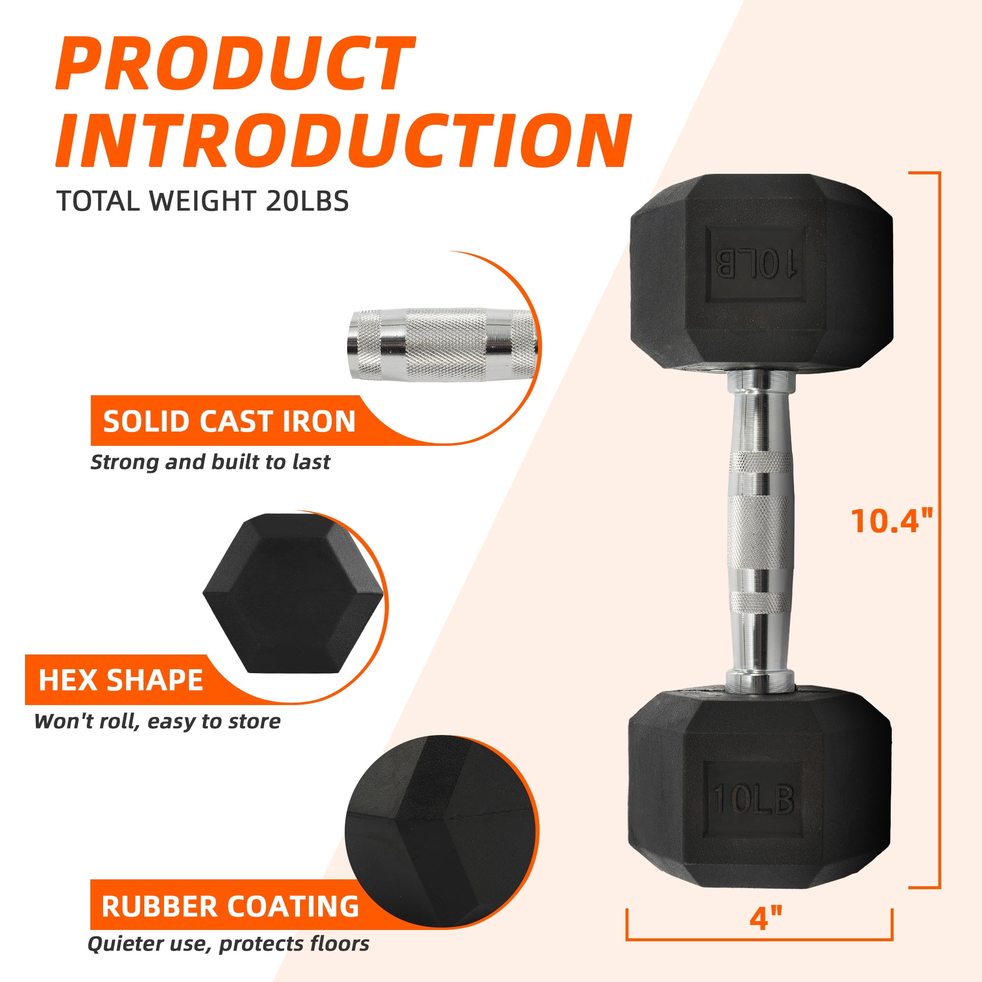 Гантель с резиновым покрытием, – обзор и цена Home Gym System