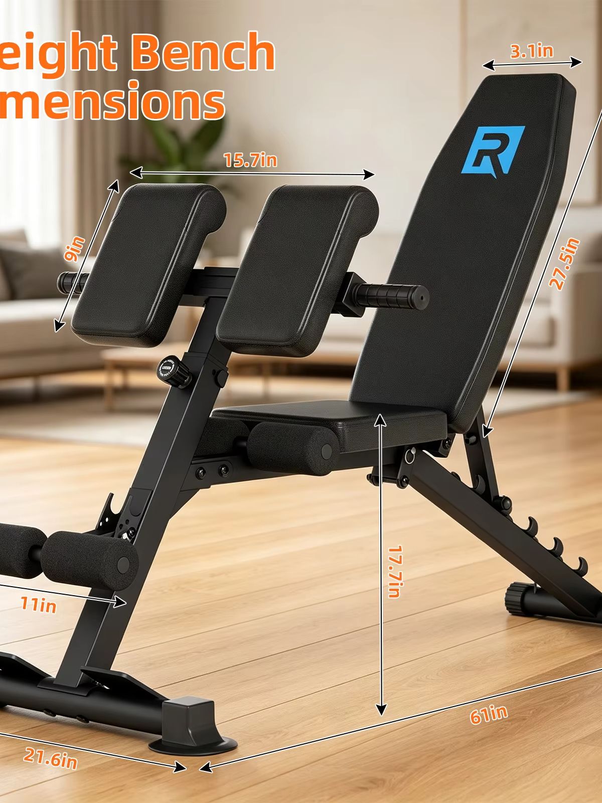Компактная прочная регулируема – обзор и цена Home Gym Weight Bench