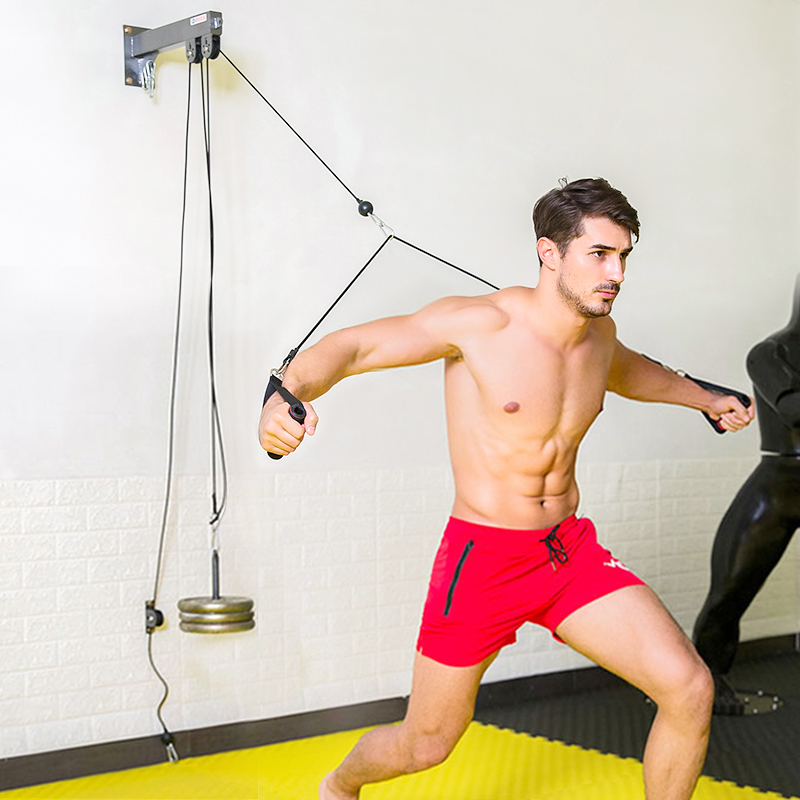 Универсальная система тросовых – обзор и цена Pulley Home Gym