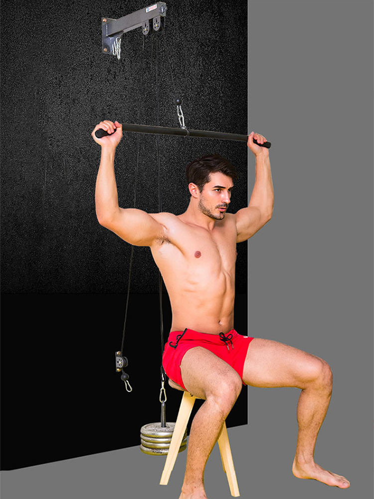 Универсальная система тросовых – обзор и цена Pulley Home Gym