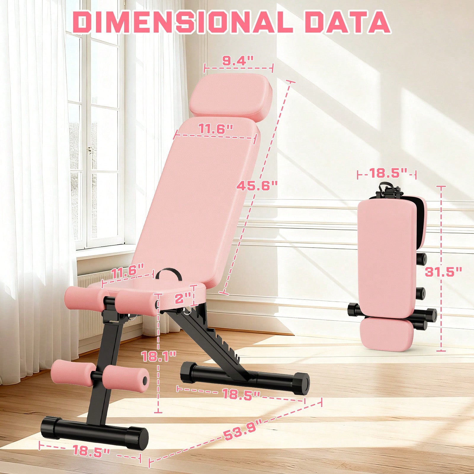 Регулируемая скамья для тренир – обзор и цена Home Gym Weight Bench