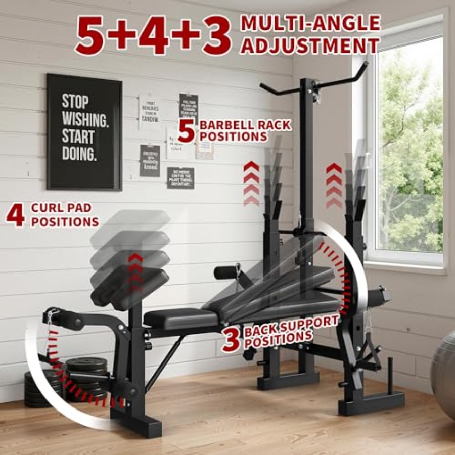 Многофункциональный набор для  – обзор и цена Home Gym Weight Bench
