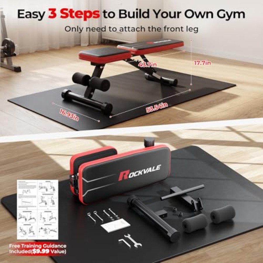 Регулируемая скамья для домашн – обзор и цена Home Gym Weight Bench