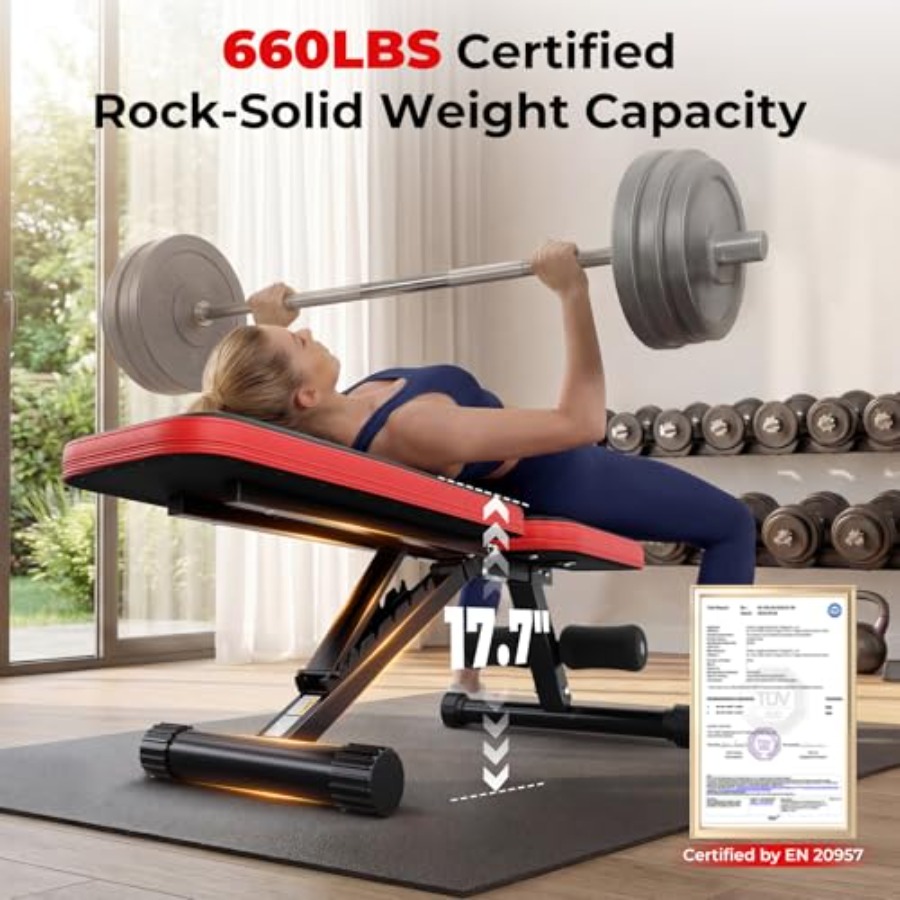Регулируемая скамья для домашн – обзор и цена Home Gym Weight Bench