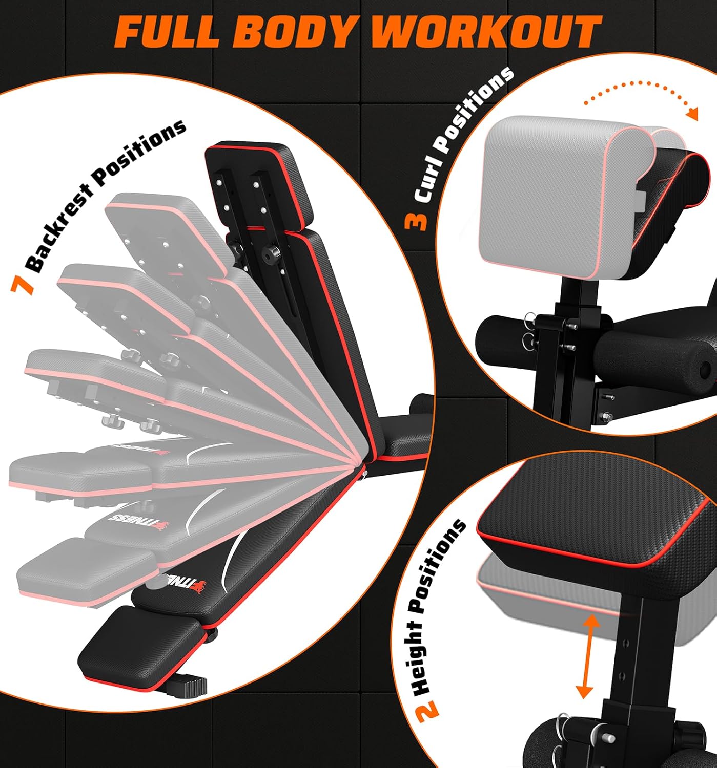 Складная скамья для домашнего  – обзор и цена Home Gym Weight Bench