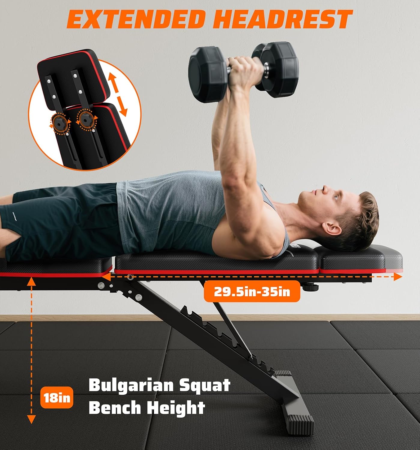 Складная скамья для домашнего  – обзор и цена Home Gym Weight Bench
